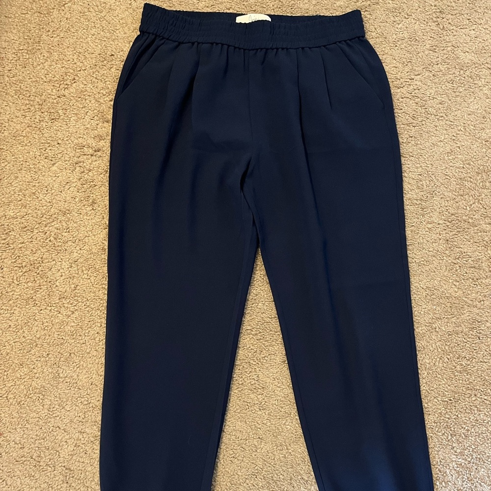 Joie Womens Mariner Jogger Trouser Pants Navy Size Medium